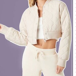 Quilted cream Jacket
